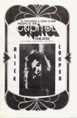 Alice Cooper Capitol Theatre 1972
