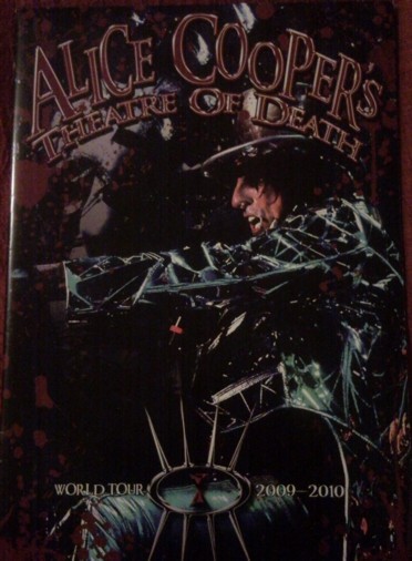 Alice Cooper's Theatre of Death tour program