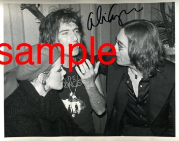 Cindy Lang, Alice Cooper and John Lennon