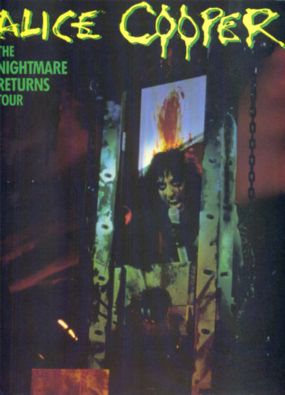 The Nightmare Returns tour program
